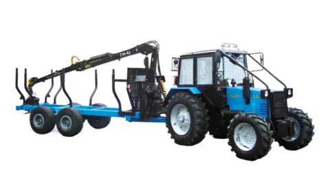 Лесная двухзвенная погрузочно-транспортная машина МПТ-461