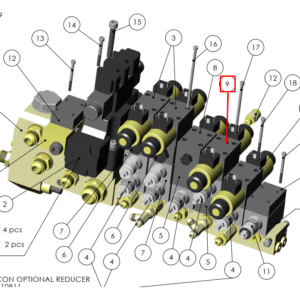 3120619 Гидравлический клапан D1VW004CNJW24VDC